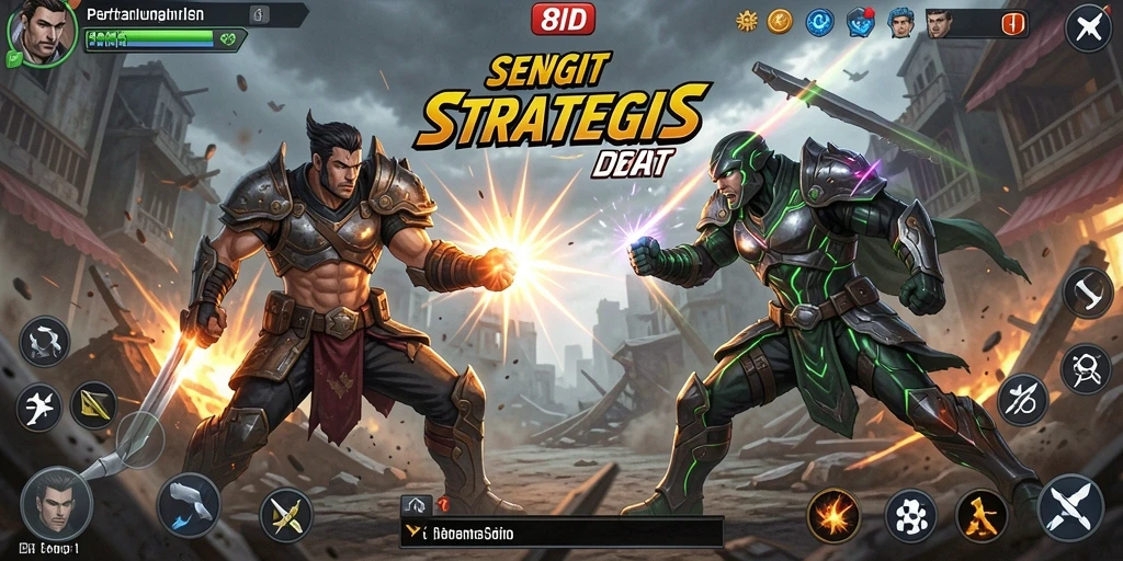 Tampilan gameplay 8ID dengan aksi pertarungan yang seru.