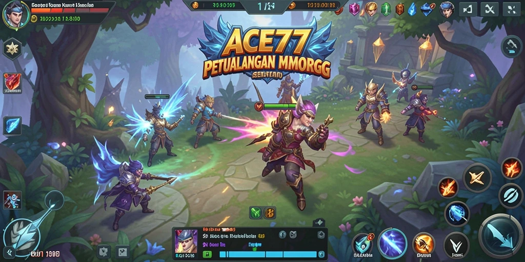 Tampilan gameplay ACE777 yang menarik dalam petualangan MMORPG.