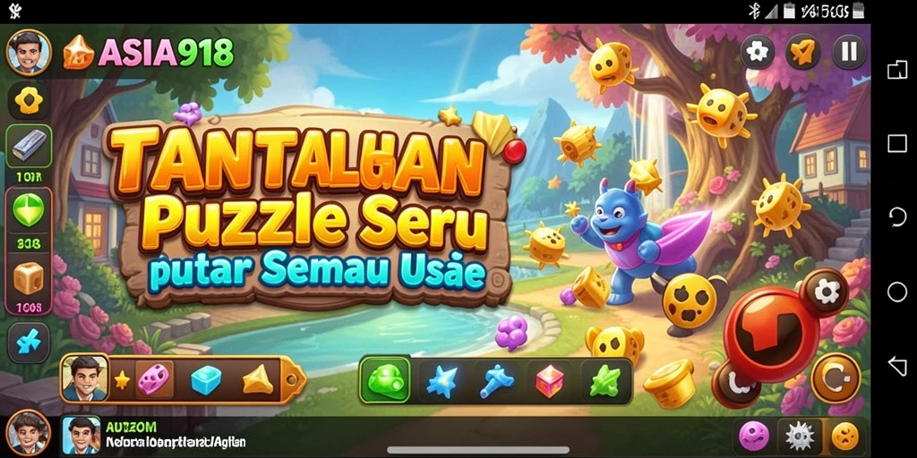 Screenshot gameplay ASIA918 menampilkan teka-teki yang menarik dan menantang.