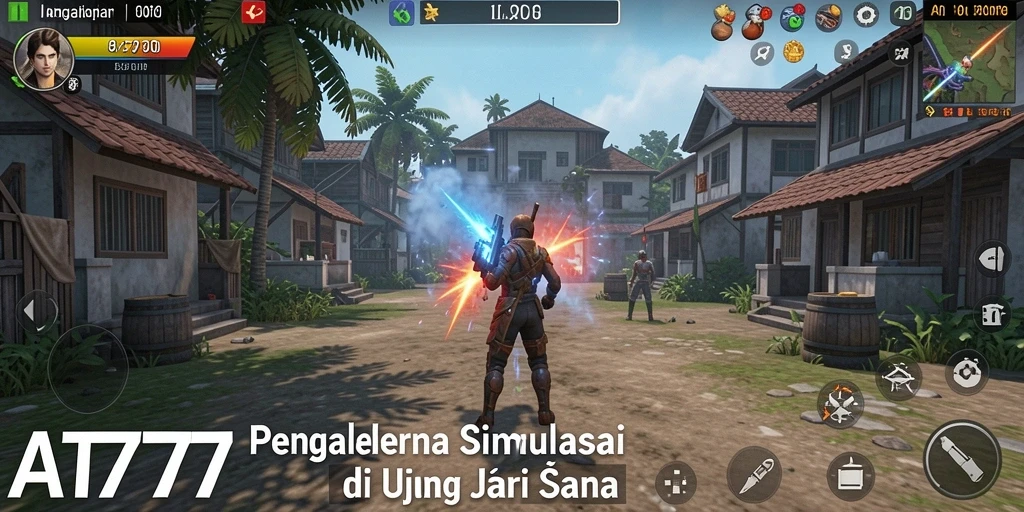 Tampilan gameplay mendebarkan AT777 dalam pengalaman simulasi.