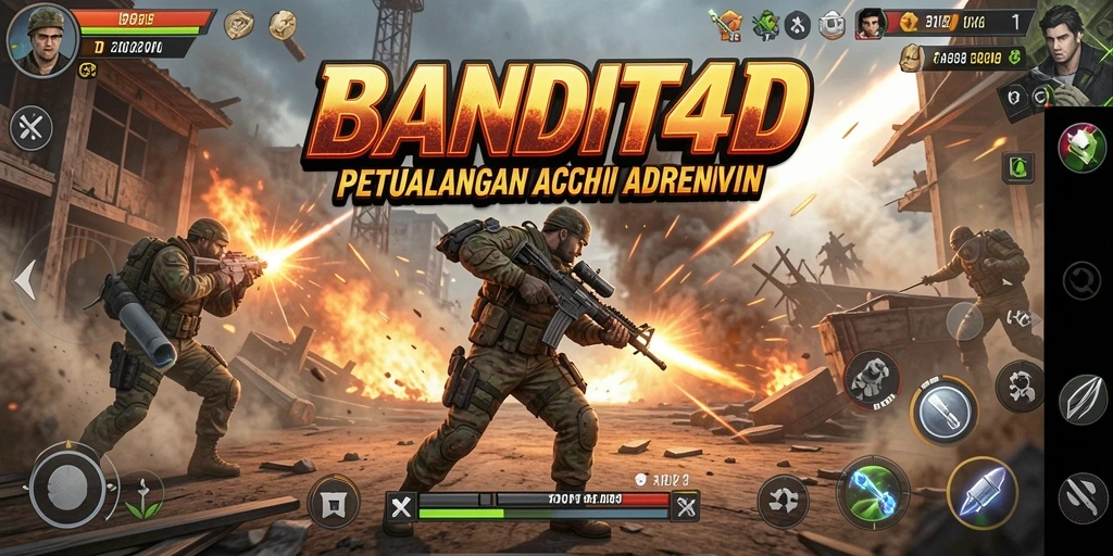 Tampilan menarik dari gameplay BANDIT4D yang mendebarkan.