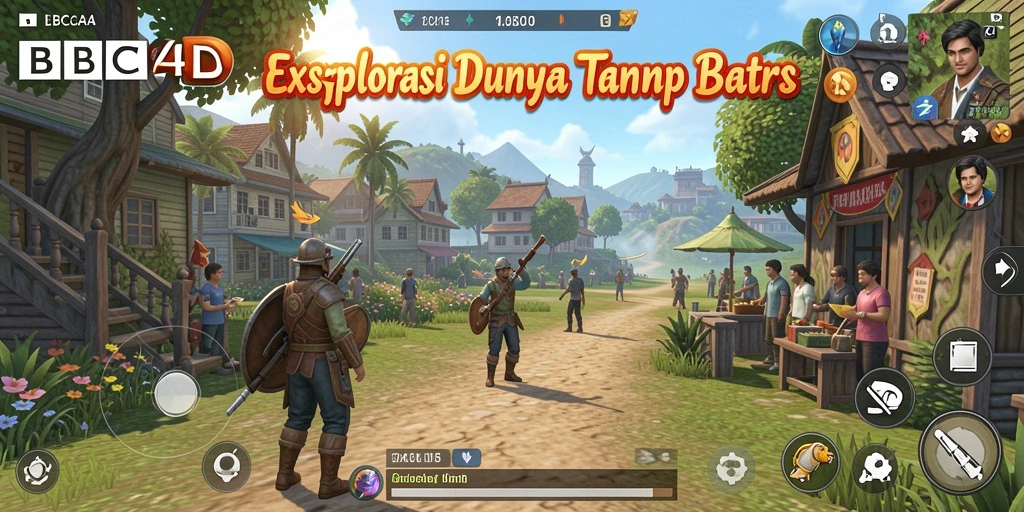 Gameplay Open World yang memukau dan penuh petualangan.