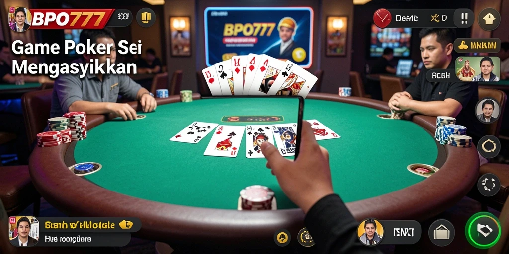 Tampilan menarik dari gameplay BPO777 yang mendebarkan.