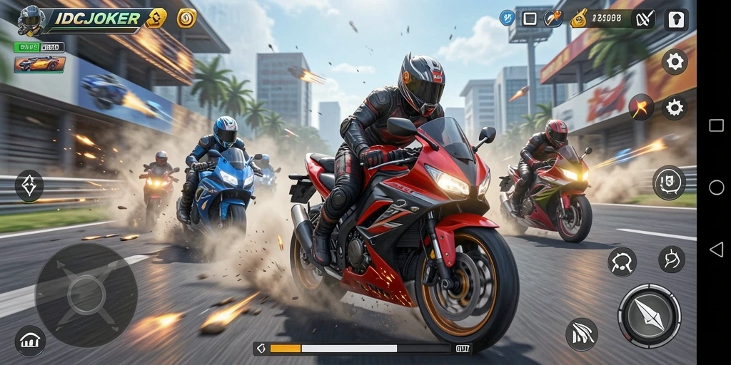 Gameplay dalam IDCJOKER yang menegangkan dan mendebarkan.