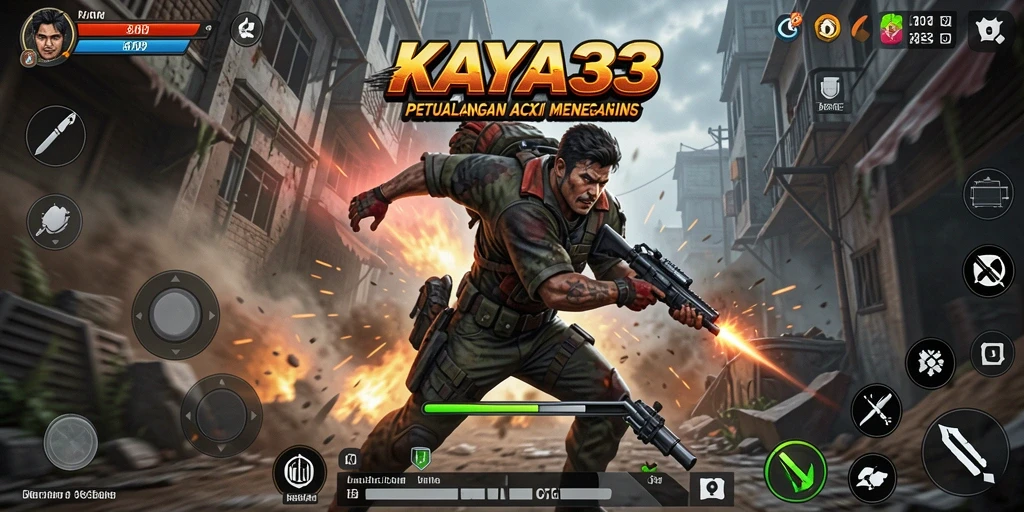 Screenshot menampilkan gameplay intens KAYA33 dengan karakter beraksi.
