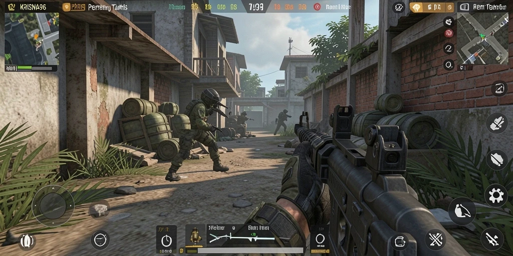 Gameplay intens dan grafis memukau di KRISNA96.