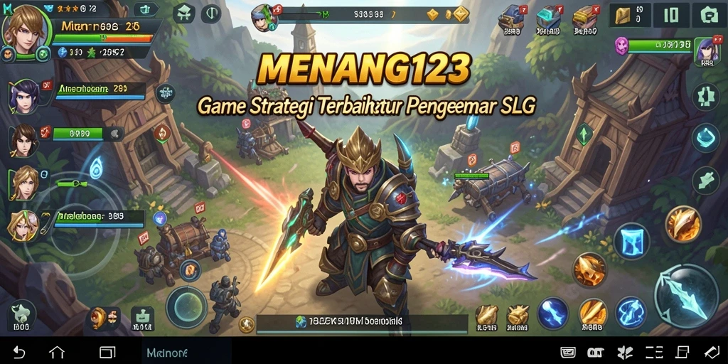 Tangkapan layar MENANG123 menunjukkan pertempuran strategis yang mendebarkan.