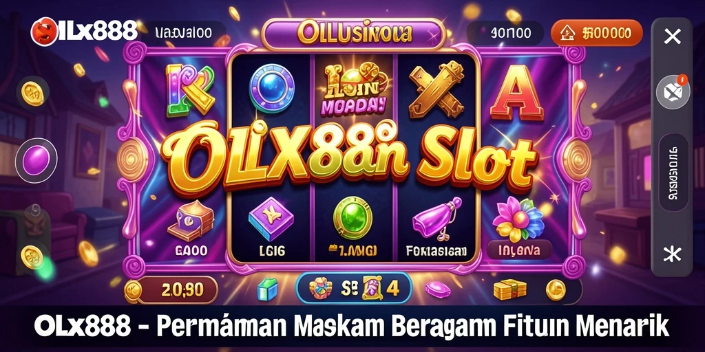Tampilan menarik dari gameplay slot di OLX888.