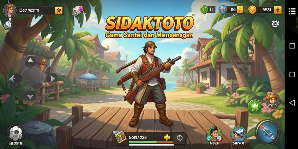 Screenshot menampilkan gameplay santai dan menarik dari SIDAKTOTO.