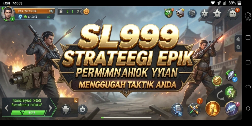 Screenshot gameplay SL999 yang menunjukkan taktik mendalam dan strategi dinamis.
